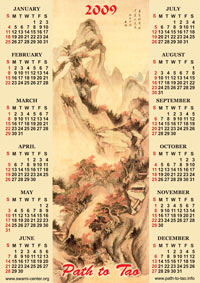 Calendar Tao Te Ching